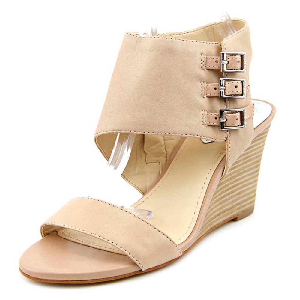 Vince Camuto - Soft Blush Leather Wedge Sandal Sz 10M/40